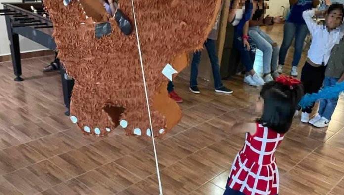 Festejan con niños de Casa Hogar en Nava