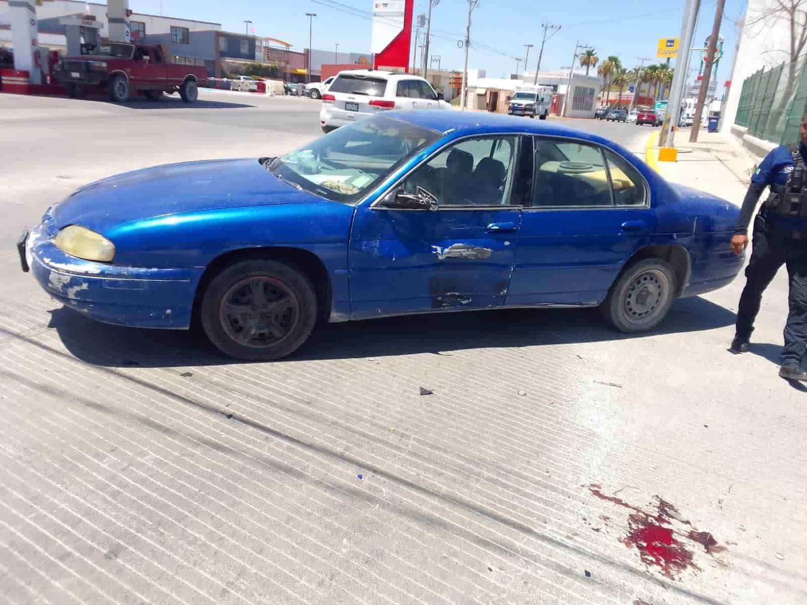 Embiste a motociclista