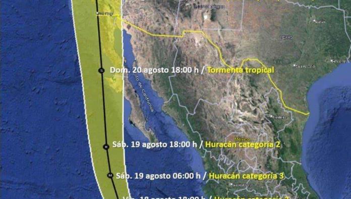 Hurac N Hilary Se Refuerza Impactar Las Californias