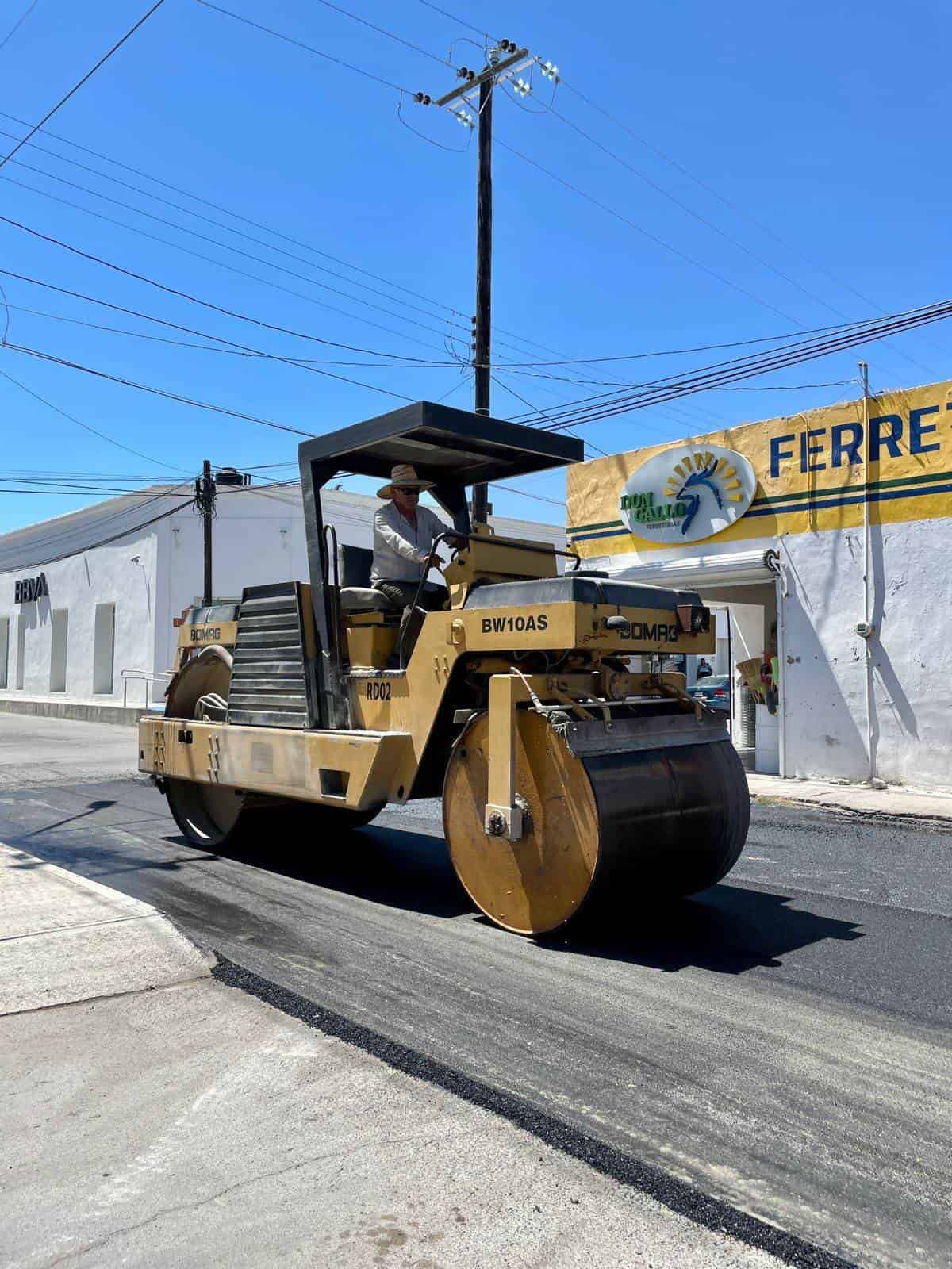 Pavimentan la calle Espiridión Peña de Allende