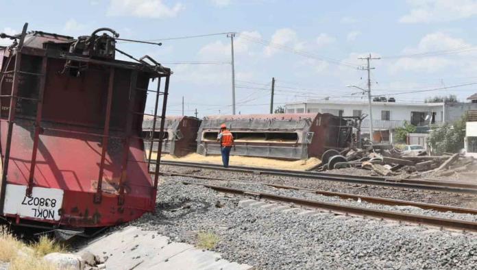 Se descarrila tren y provoca alarma