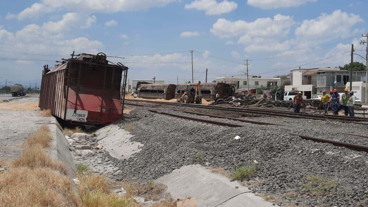 Se descarrila tren y provoca alarma