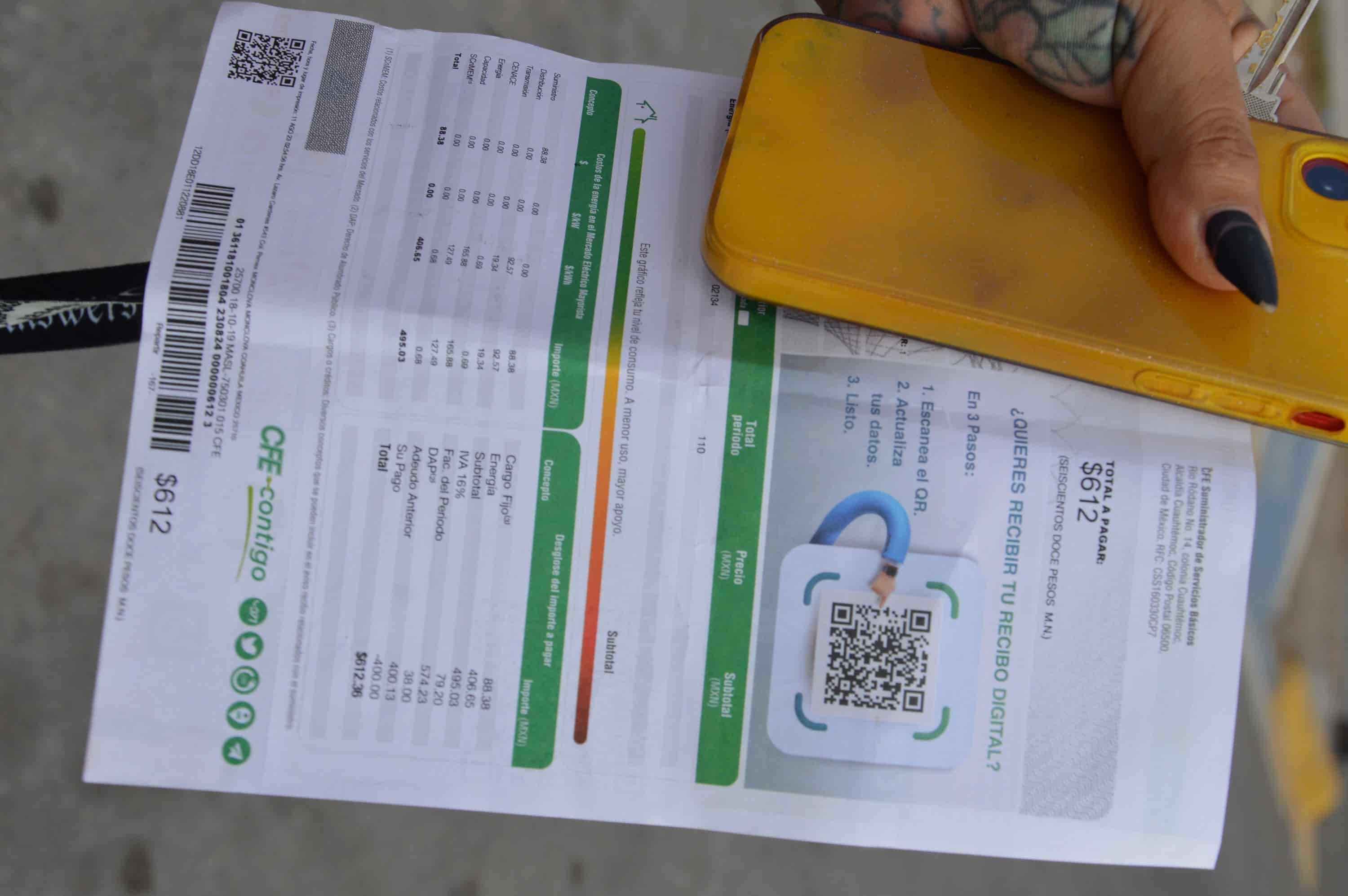 “Electrocuta” CFE a usuarios