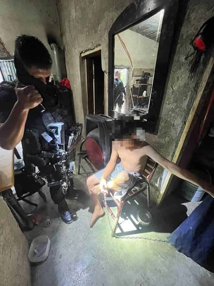 Lo encadenó para evitar que se drogara