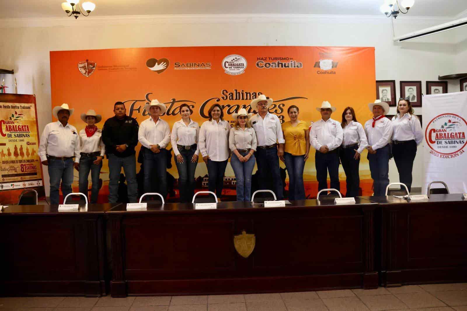 Anuncia Sabinas gran cabalgata