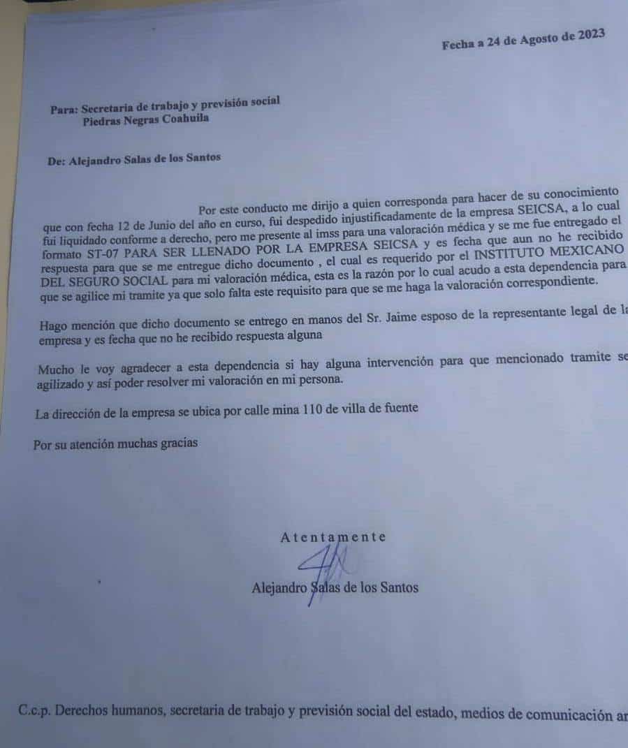 Denuncia exempleado; ralentizan proceso ante Seguro Social