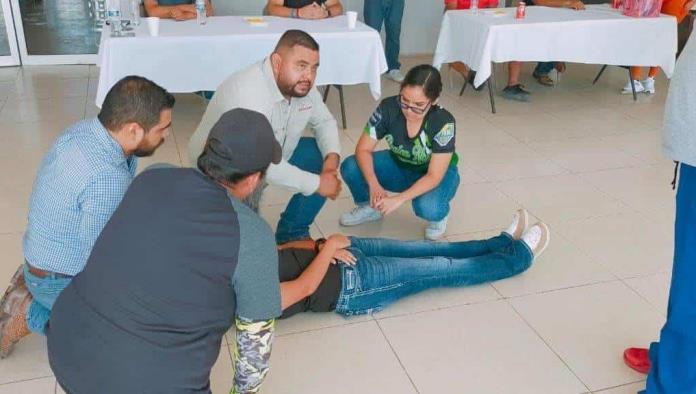 Realizan taller de primeros auxilios