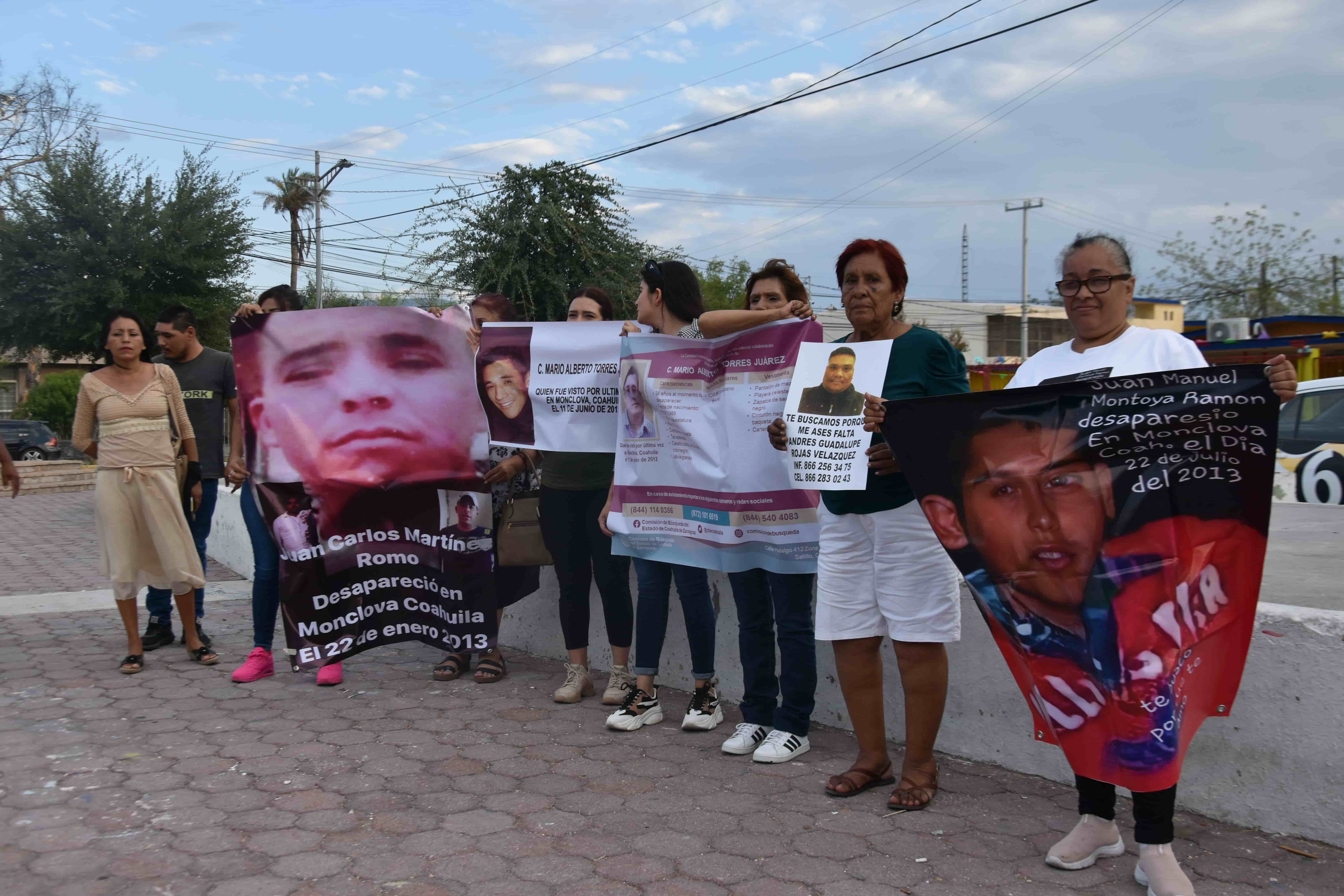 Buscan madres a  hijos desaparecidos
