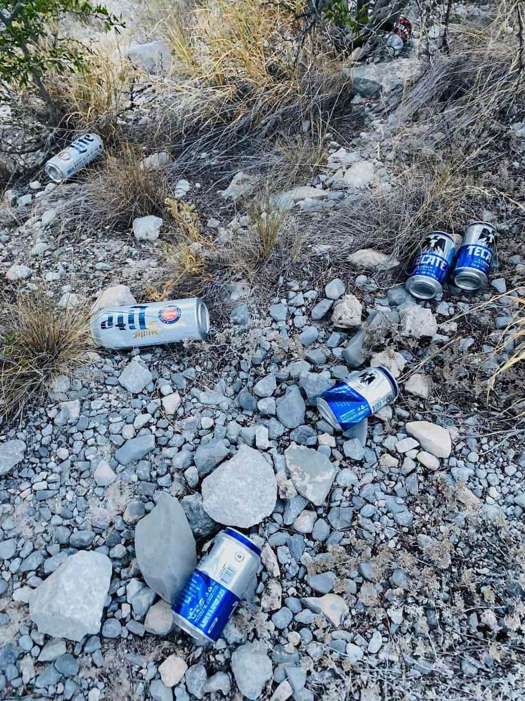 Dejan como basurero el Cerro de La Gloria