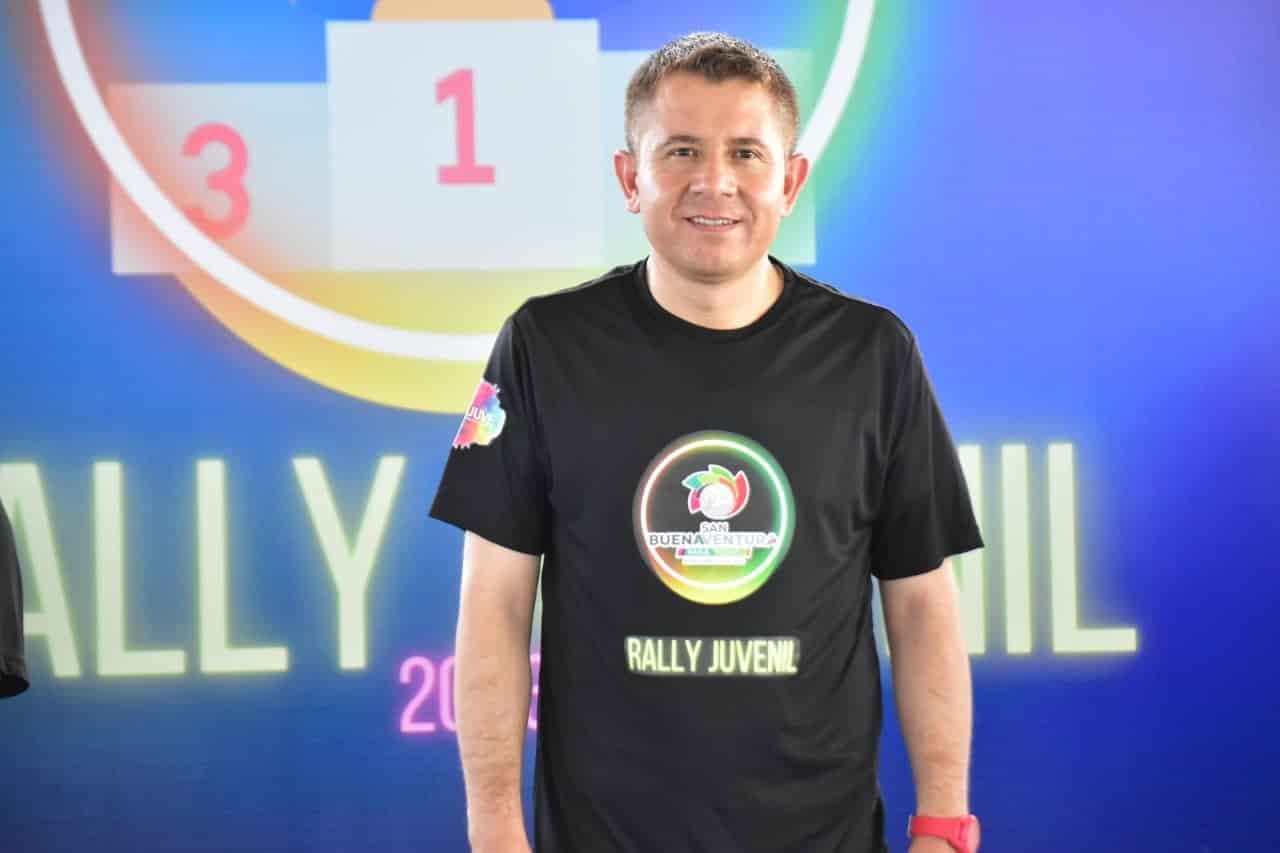 Con Rally en San Buena festeja Hugo a los jóvenes