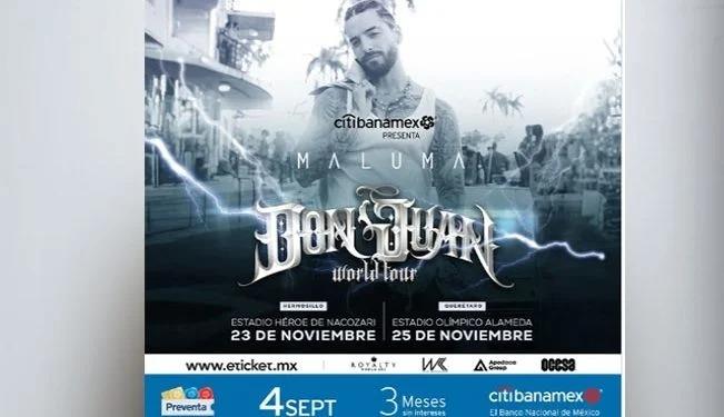 Maluma anuncia su esperado “Don Juan World Tour”
