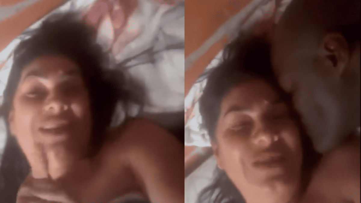 Desde la cama de su amante, candidata invita a votar por ella