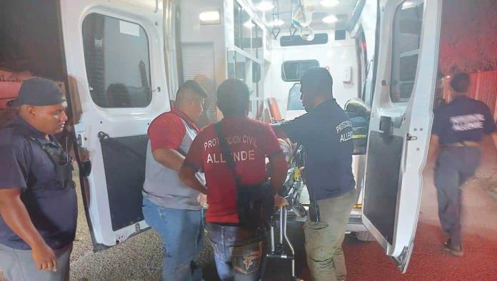 Sufre motociclista severo accidente 