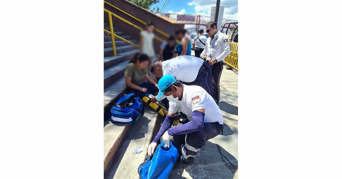 ‘Rebota’ conductora en base de puente