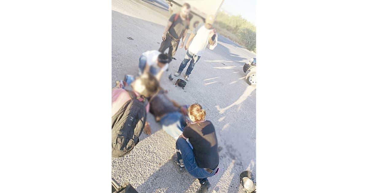 Grave motociclista; Matiz se le ‘metió’