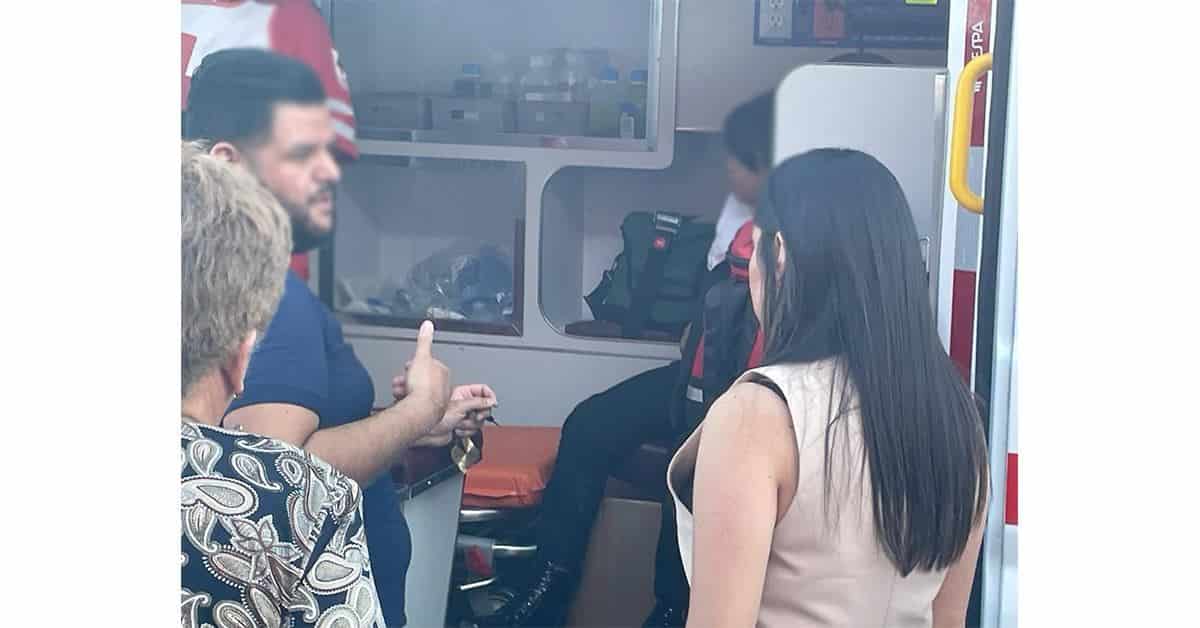 Lesiona a menor y abuelito en choque