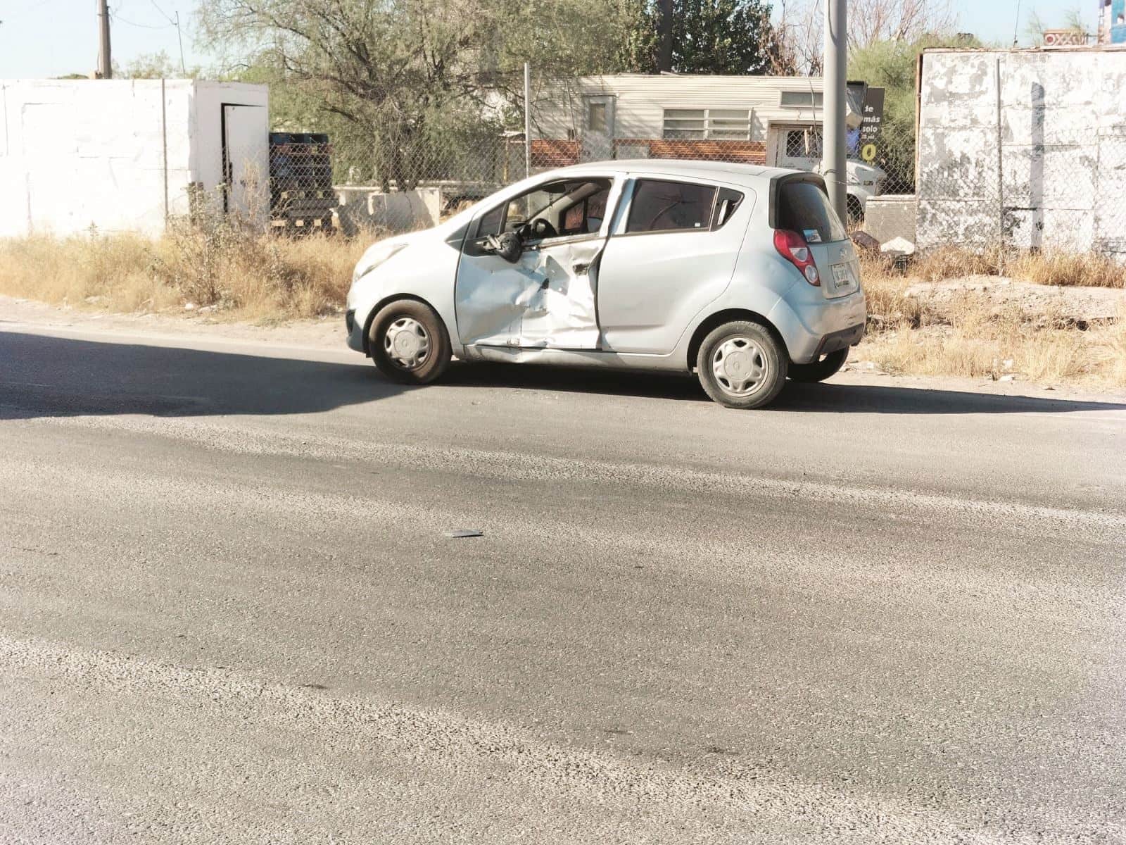 Grave motociclista; Matiz se le ‘metió’