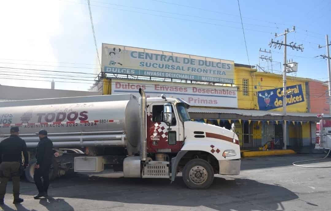 Arde Central de Dulces Frontera