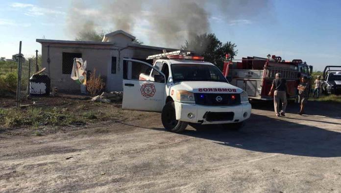 Registran incendio en domicilio de Allende