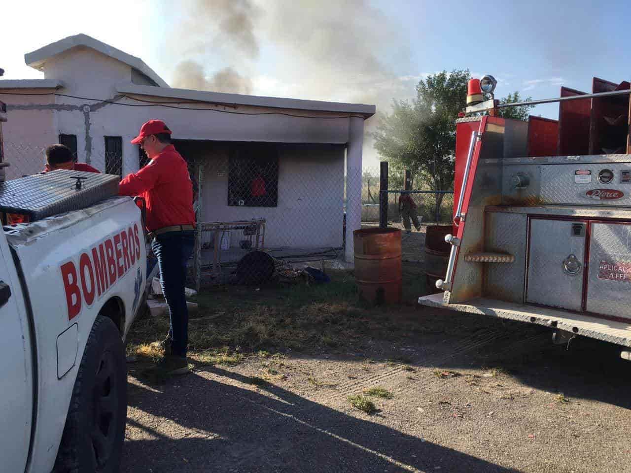 Registran incendio en domicilio de Allende