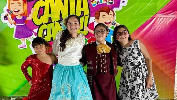 4 finalistas de Canta canta, la voz del corazón de Sabinas