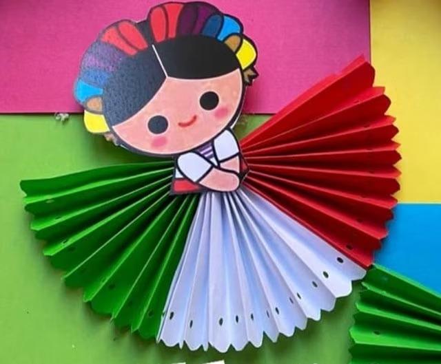 Muñeca Lele de papel: Paso a paso de la manualidad para estas fiestas patrias