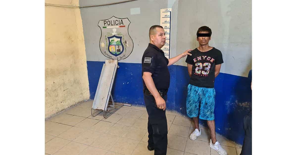 Capturan a ‘ratón’ por robar resbaladero