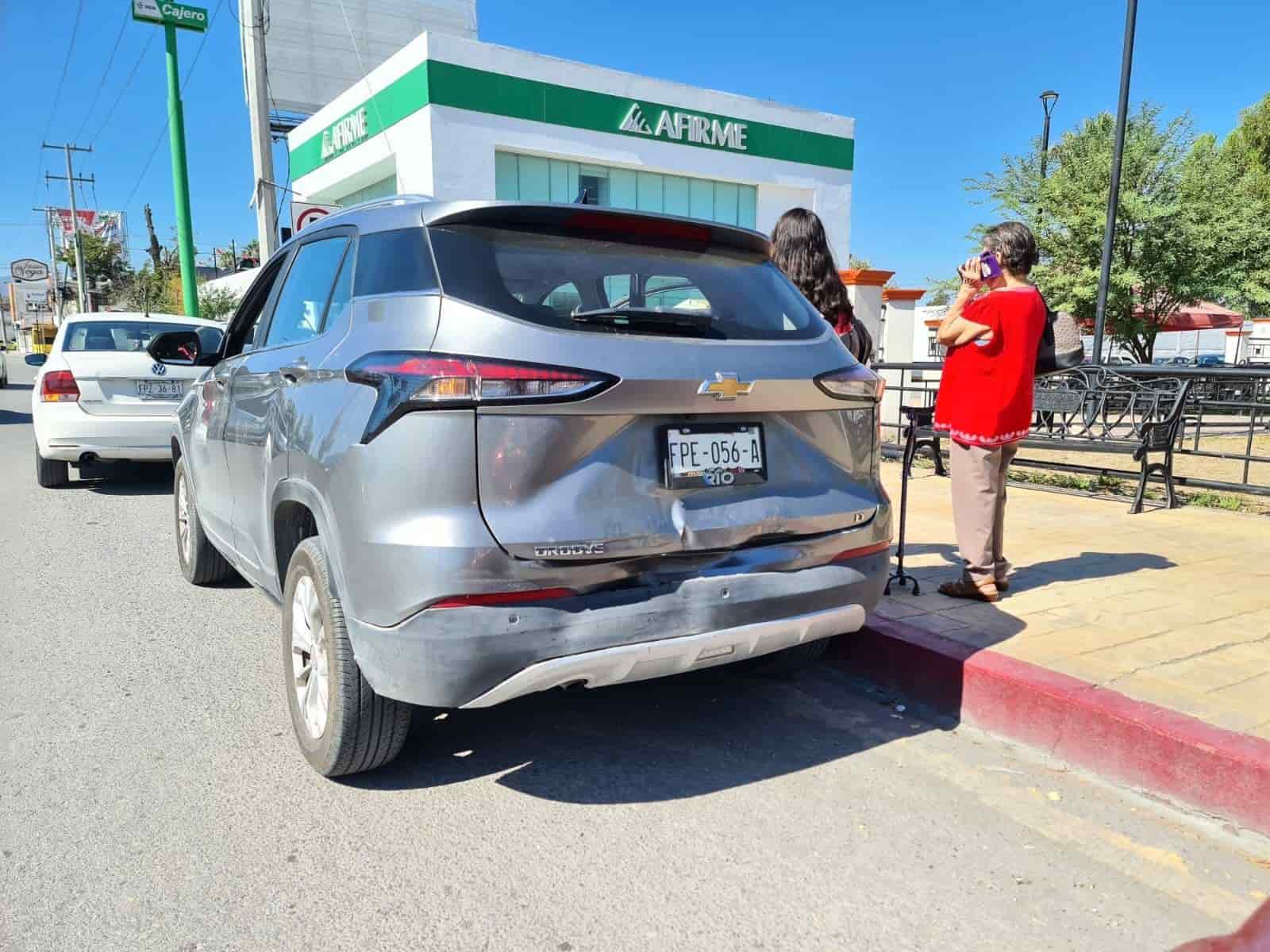 Choca a embarazada a los pies de Madero