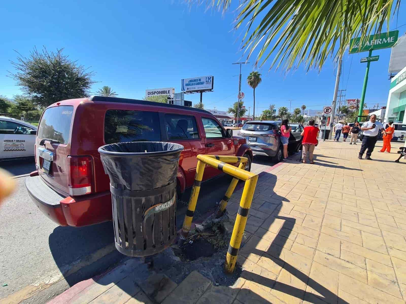 Choca a embarazada a los pies de Madero