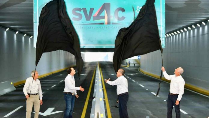 Inaugura MARS sistema vial “Cuatro Caminos”