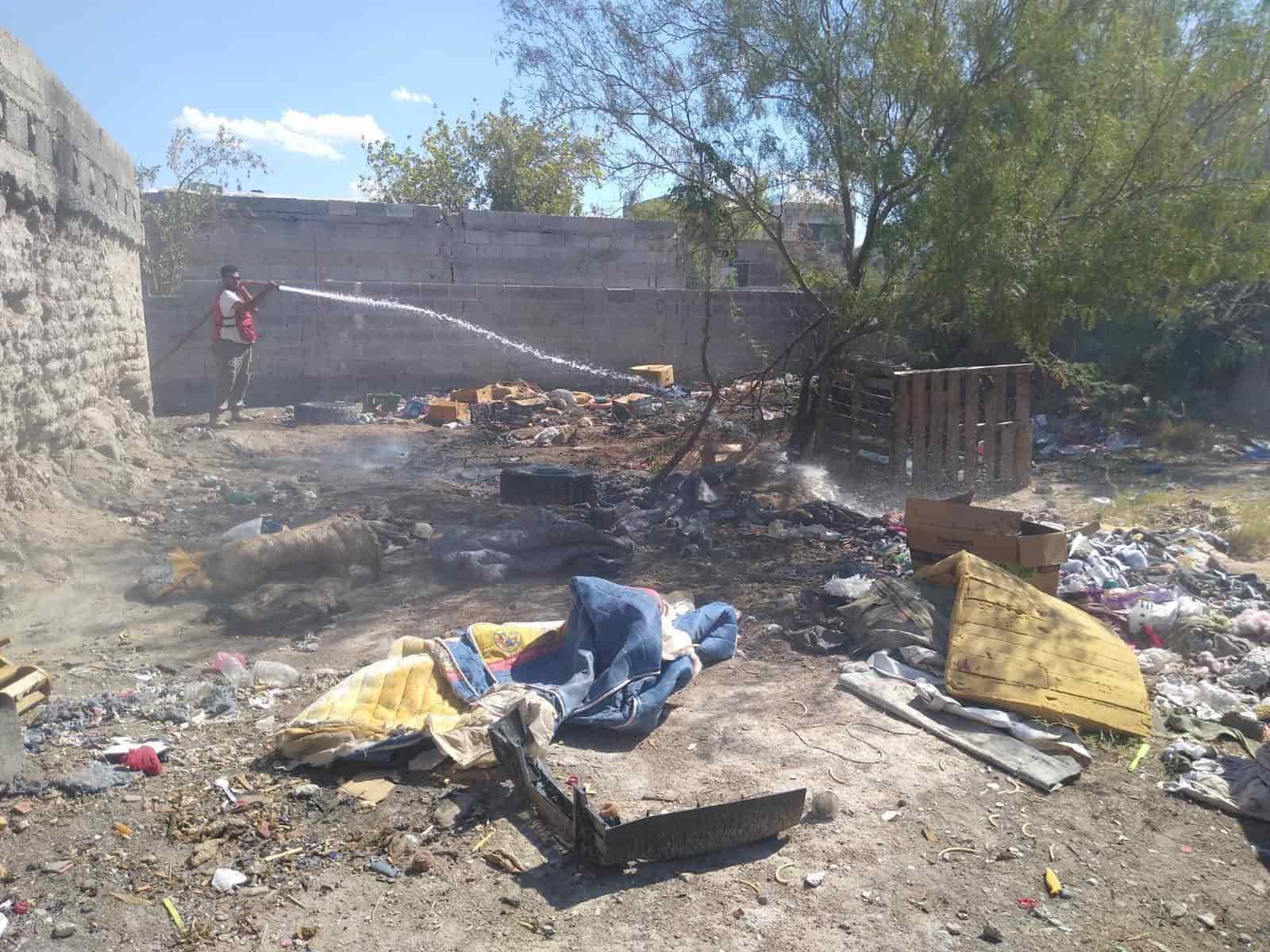 Atienden rescatistas incendio en Ciénegas