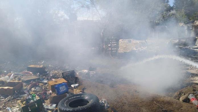 Atienden rescatistas incendio en Ciénegas