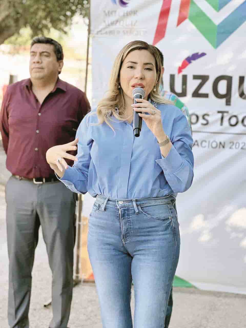 Entregan obra de concreto hidráulico