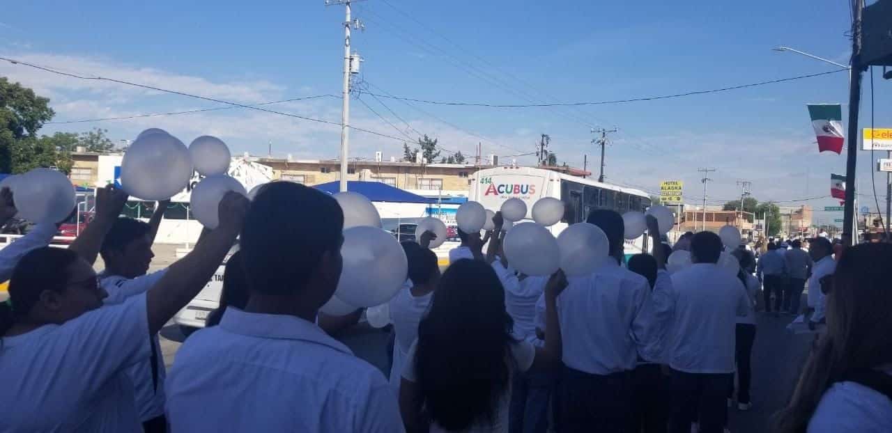 Marchan por La Paz en Acuña