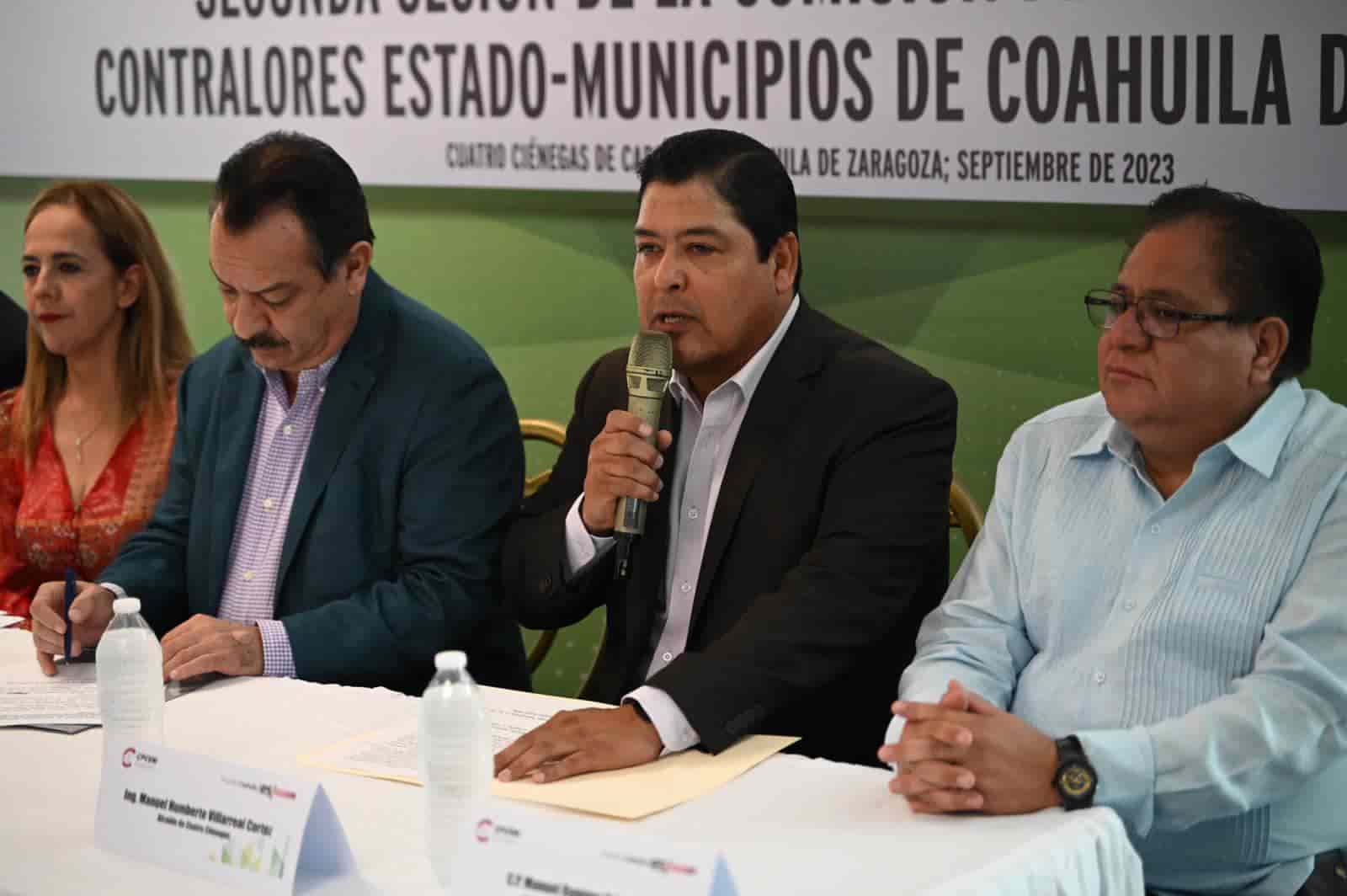Realizan en Ciénegas reunión de contralores