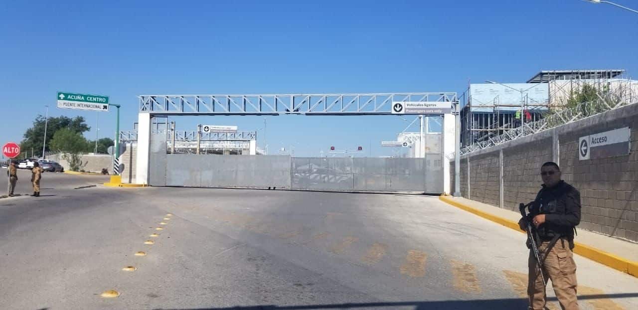 Por Acuña no van a pasar; relizan simulacro en puente internacional