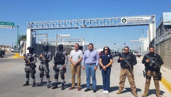 Por Acuña no van a pasar; relizan simulacro en puente internacional