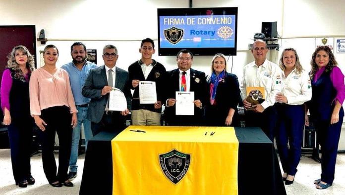 Firman convenio rotarios y el ICC