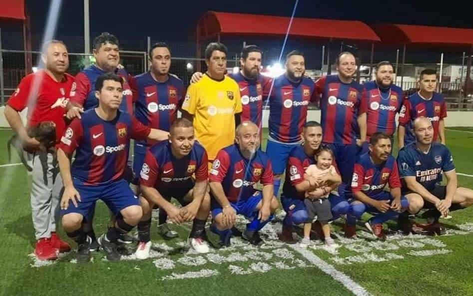 Torneo de futbol 7 en la recta final Liga auténtica de veteranos