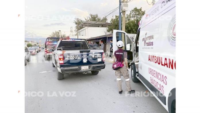 Se cae cornisa y amputa a abuelita