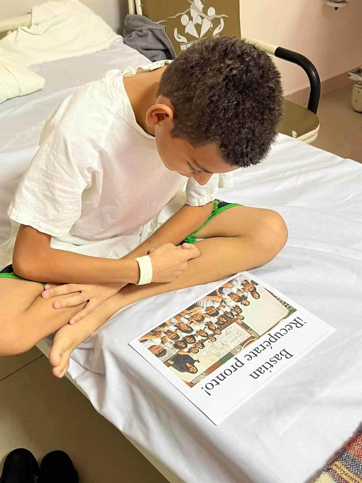 ¡A seguir con todo! Bastian es dado de alta y seguirá con tratamiento