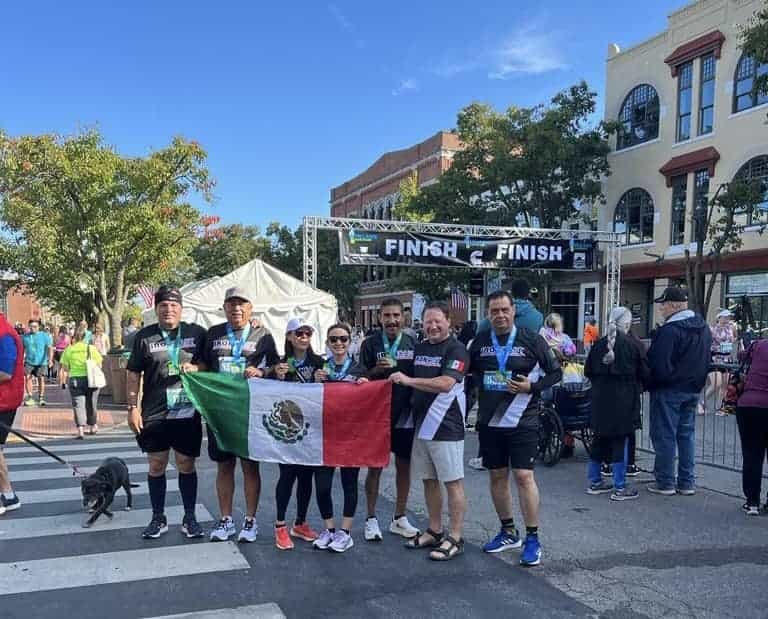 ¡Triunfaron! En 21-K en Indianápolis