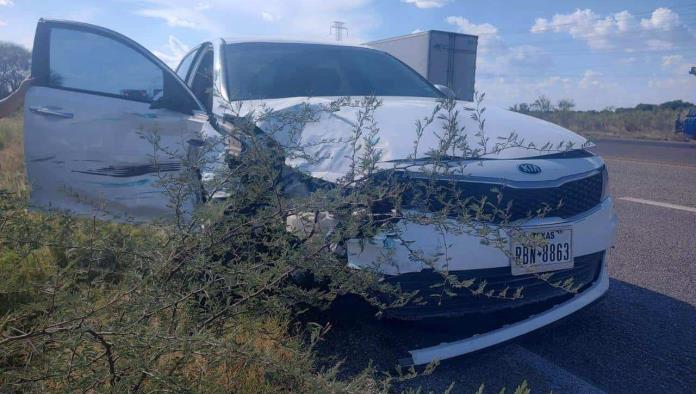 ¡Aparatoso choque en la 57! Resultan dos mujeres lesionadas