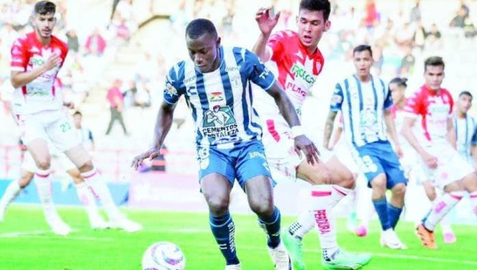 Pachuca y necaxa reparten puntos