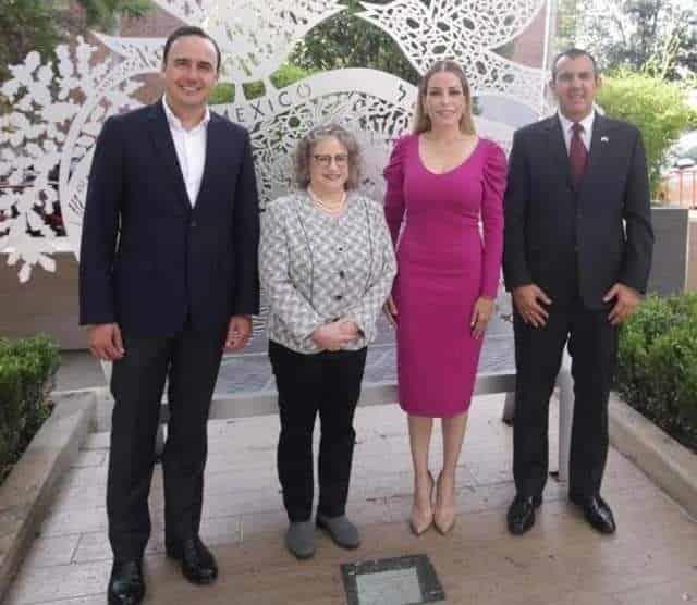 Se reúne Manolo con embajadora de Israel