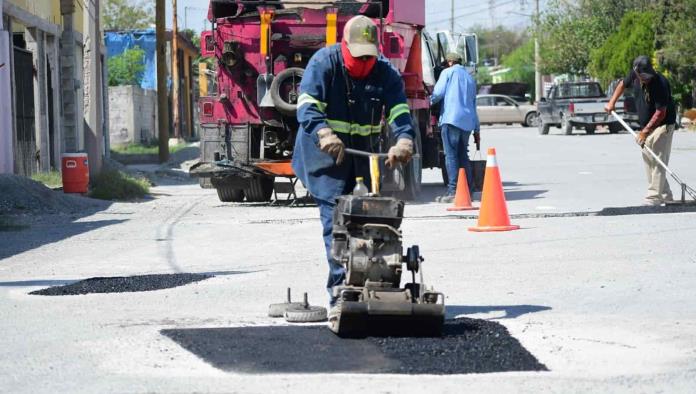 Eficiente trabajo de bacheo