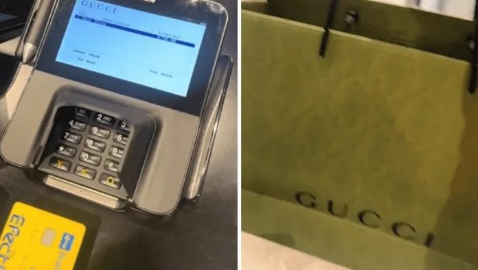 Mujer paga en Gucci con tarjeta de Coppel y desata polémica