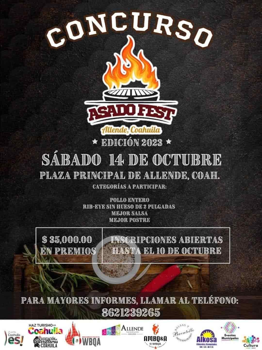 Abierta la convocatoria para el Asado Fest 2023 en Allende