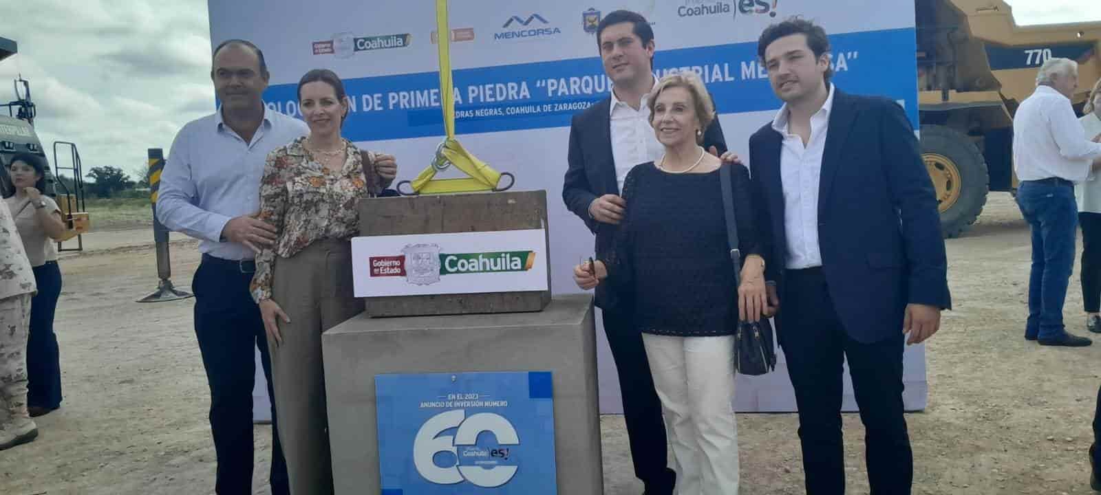 ¡Colocan primera piedra del nuevo Parque Industrial Mencorsa!