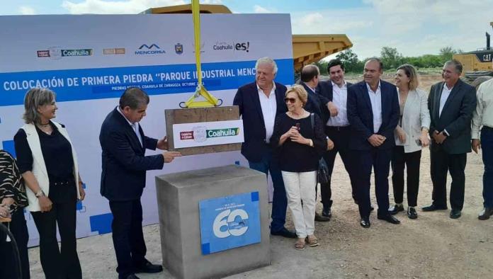 ¡Colocan primera piedra del nuevo Parque Industrial Mencorsa!